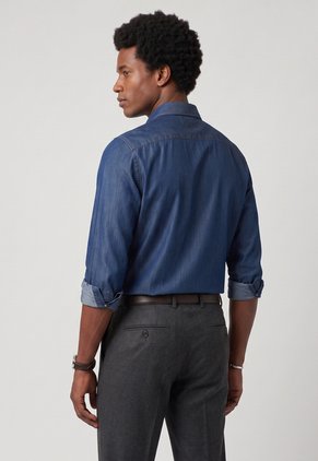Camisa Denim Brooksfield Índigo Oscuro