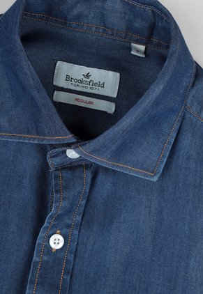 Camisa Denim Brooksfield Índigo Oscuro