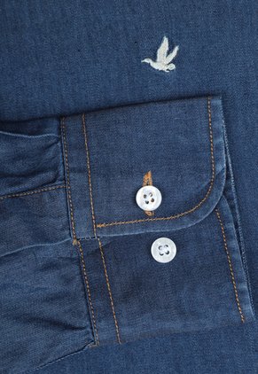 Camisa Denim Brooksfield Índigo Oscuro