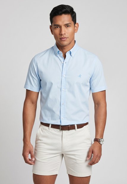 Camisa Brooksfield Celeste