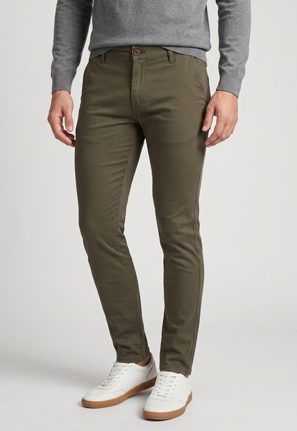 Pantalón Chino Brooksfield Verde Oliva