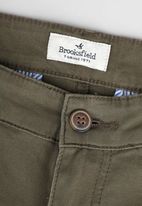Pantalón Chino Brooksfield Verde Oliva