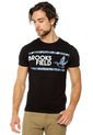 Camiseta Negro Brooksfield de Brooksfield