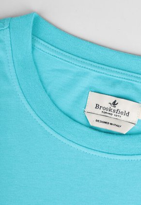 Camiseta Brooksfield Turquesa