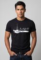 Camiseta Brooksfield Negro de Brooksfield