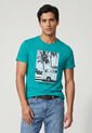 Camiseta Brooksfield Verde de Brooksfield