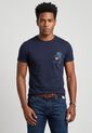 Camiseta Brooksfield Azul de Brooksfield