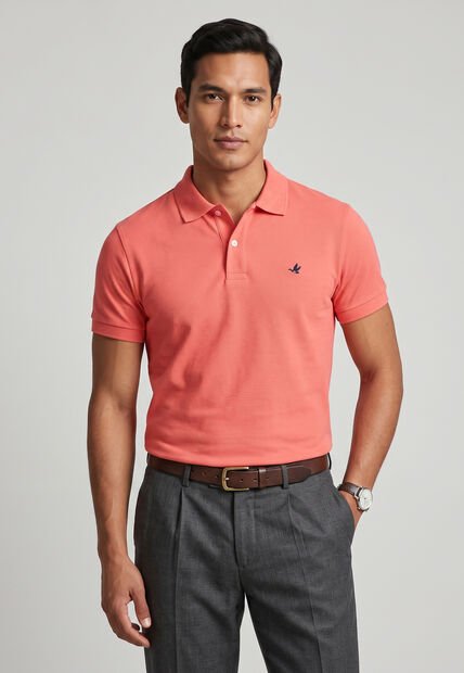 Polo Brooksfield Naranja