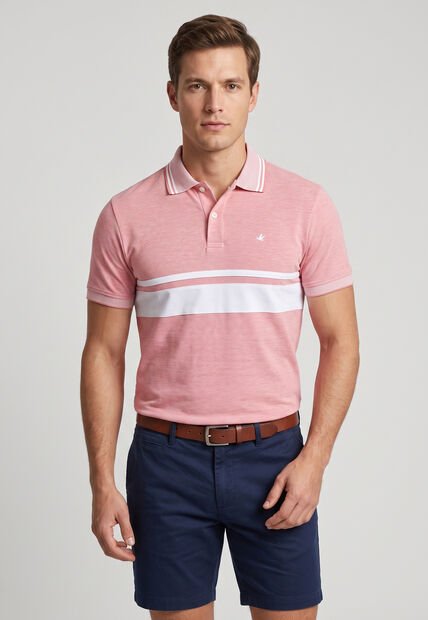 Polo Brooksfield Rosa