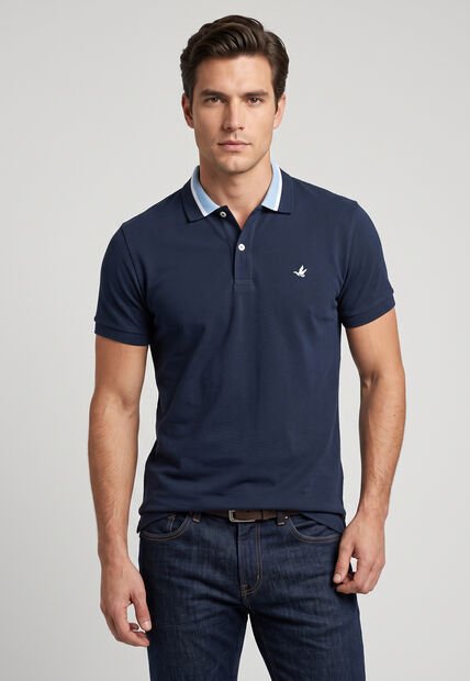 Polo Brooksfield Azul