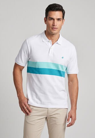 Polo Brooksfield Blanco Brooksfield
