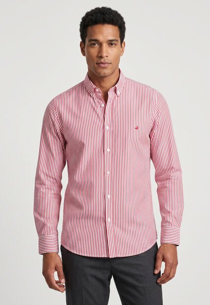 Camisa Brooksfield Rojo