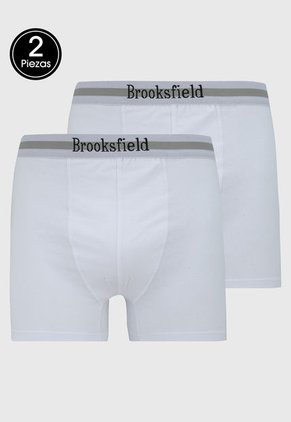 Bóxer Duo Blanco-Gris-Negro Brooksfield