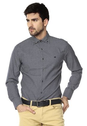 Camisa Azul-Blanca Brooksfield