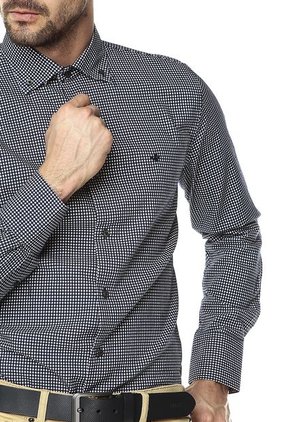 Camisa Azul-Blanca Brooksfield