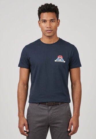 Camiseta Brooksfield Azul Brooksfield