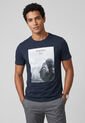Camiseta Brooksfield Azul de Brooksfield