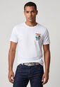 Camiseta Brooksfield Blanco de Brooksfield
