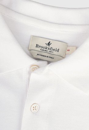 Polo Brooksfield Blanco
