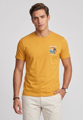 Camiseta Brooksfield Mostaza