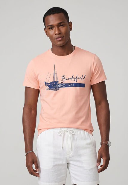 Camiseta Brooksfield Salmón