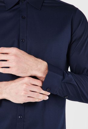 Camisa Azul Navy Brooksfield