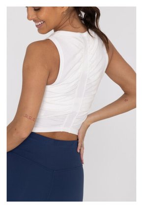 Camiseta Mujer Bsoul Crop Tank Livia Blanco Bsoul