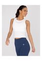 Camiseta Mujer Bsoul Crop Tank Livia Blanco Bsoul de Bsoul