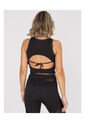 Top Mujer Bsoul Crop Zia Negro Bsoul de Bsoul