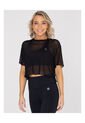 Camiseta Mujer Bsoul T Shirt Crop Demi New Negro Bsoul de Bsoul