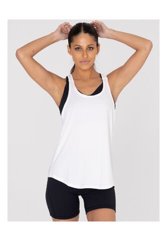 Camiseta Mujer Bsoul Training Tank Blanco/Blanco Bsoul Bsoul
