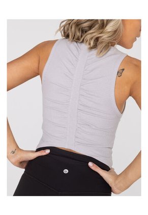 Camiseta Mujer Bsoul Crop Tank Livia Smoke Bsoul