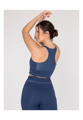 Top Mujer Bsoul Crop Top Elia Azul Stone Bsoul