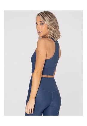 Top Mujer Bsoul Crop Top Elia Azul Stone Bsoul