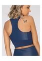 Top Mujer Bsoul Crop Top Elia Azul Stone Bsoul de Bsoul
