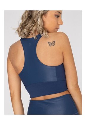 Top Mujer Bsoul Crop Top Elia Azul Stone Bsoul