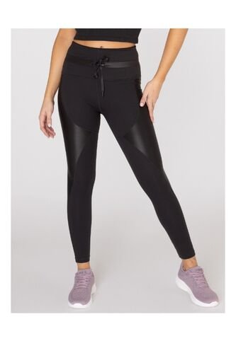 Pantalon Mujer Bsoul Long Leg Elia Negro Shine Bsoul Bsoul
