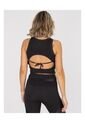 Top Mujer Bsoul Crop Zia Negro Bsoul de Bsoul