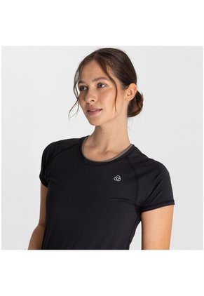 Camiseta Mujer Bsoul T-Shirt Round Neck Negro Bsoul