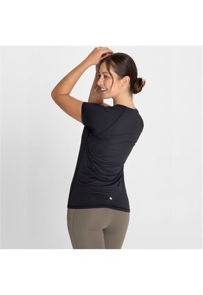 Camiseta Mujer Bsoul T-Shirt Round Neck Negro Bsoul