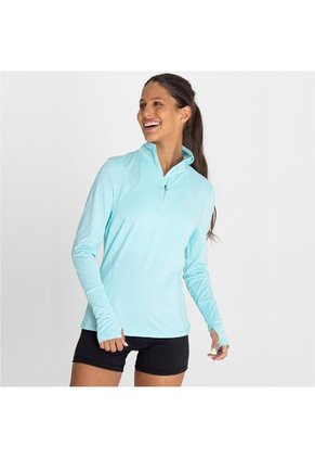 Saco Mujer Bsoul Ls Half Zip Blanco Bsoul