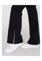Pantalon Mujer Bsoul Split Hem Flare Legg New Negro Bsoul de Bsoul