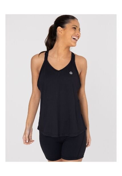 Camiseta Mujer Bsoul Tank Veda New Negro Bsoul