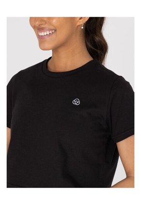 Camiseta Mujer Bsoul Basic T Shirt Zia Negro Bsoul