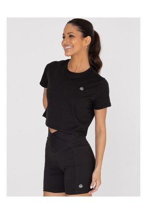 Camiseta Mujer Bsoul Basic T Shirt Zia Negro Bsoul