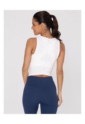 Camiseta Mujer Bsoul Crop Tank Livia Blanco Bsoul