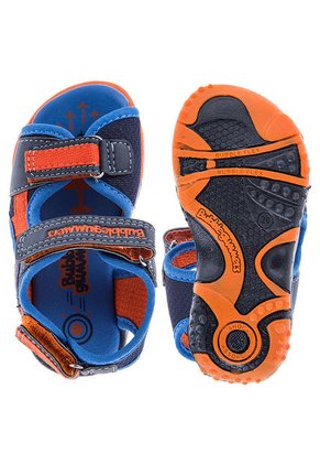 Sandalia Azul-Naranja Bubble Gummers