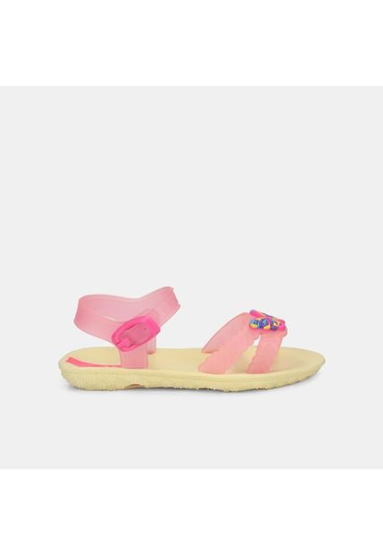 Sandalia Infantil Para Niña Bubblegummers Fucsia Treza Paulina 22-25