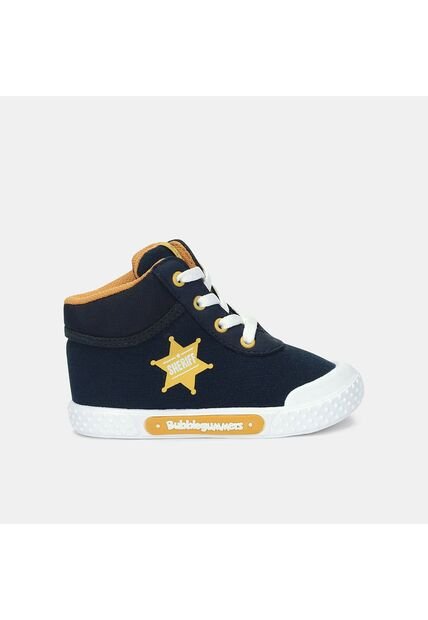 Tenis Bebé Para Niño Bubblegummers Negro-Miel Salmon