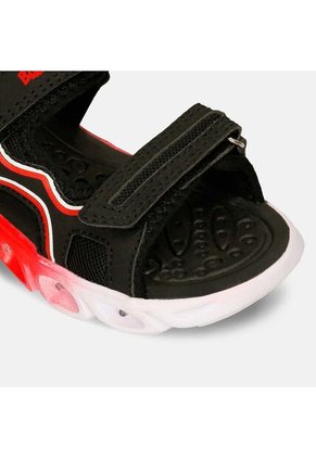 Sandalia Infantil  Para Niño Bubblegummers/Disney Negro Nailon L  6Mickey 22-25